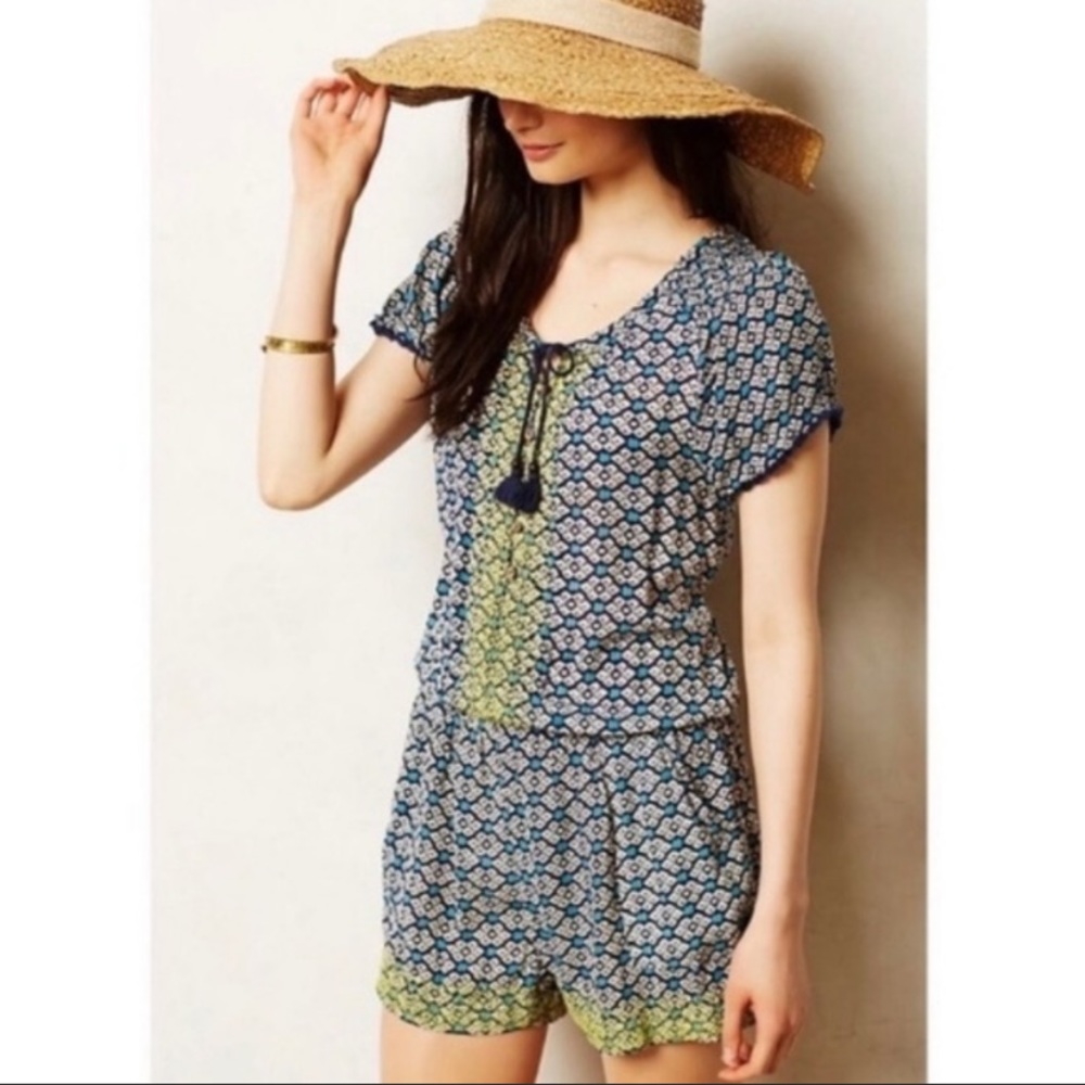 Anthropologie Boho Romper